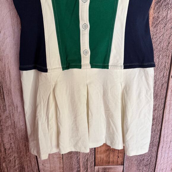 Daily Practice by Anthropologie Sleeveless Pleated Mini Dress Size Large NWT - Picture 4 of 9